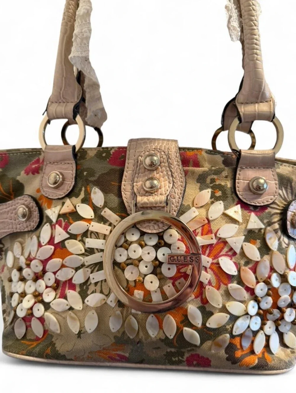 Y2K Guess Limited Edition Spring Floral Handbag 👜 💐 - Picture 6 of 6